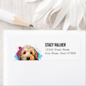 Goldendoedle Return Address Labels (Insitu)