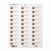 Goldendoedle Return Address Labels (Full Sheet)