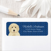 Goldendoedle Return Address Labels (Insitu)