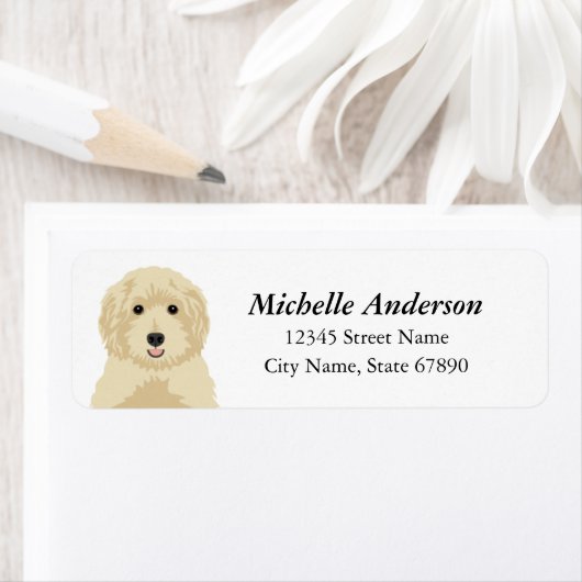 Goldendoedle Return Address Labels (Insitu)
