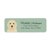 Goldendoedle Return Address Labels (Voorkant)