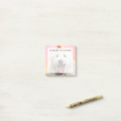 Goldendoele met Pet Post-it® Notes (Op bureau)