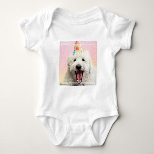 Goldendoele met Pet Romper (Voorkant)
