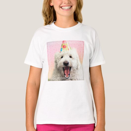 Goldendoele met Pet T-shirt (Voorkant)
