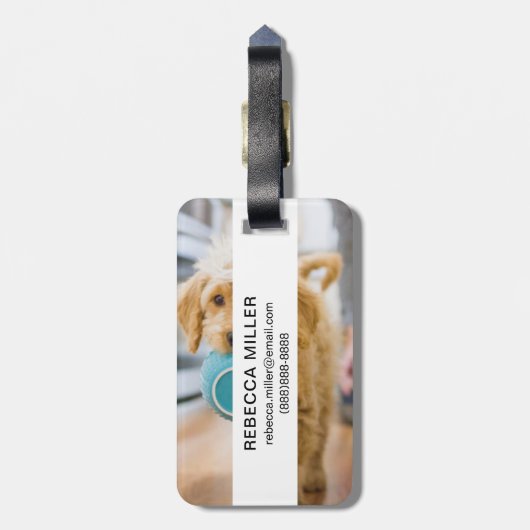 Goldendole Carrying Dinner Bowl Bagagelabel (Achterkant verticaal)