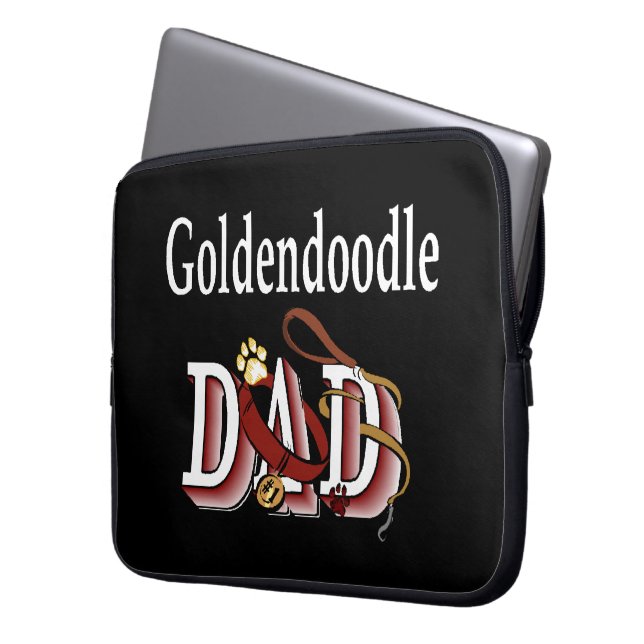 Goldendole Dad Gifts Laptop Sleeve (Voorkant Links)