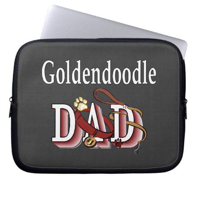 Goldendole Dad Laptop Sleeve (Voorkant)