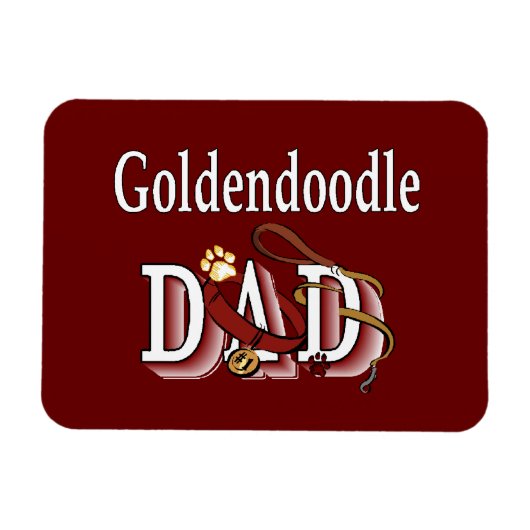 Goldendole Dad Magneet (Horizontaal)