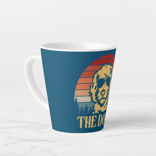  Goldendole De Dood Gift Papa Kinderen Latte Mok (Linkerhoek)