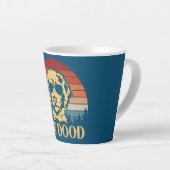  Goldendole De Dood Gift Papa Kinderen Latte Mok (Rechterhoek)