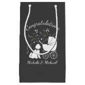 Goldendole Dog Baby shower Genderless Klein Cadeauzakje (Voorkant)