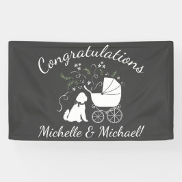 Goldendole Dog Baby shower Genderless Spandoek