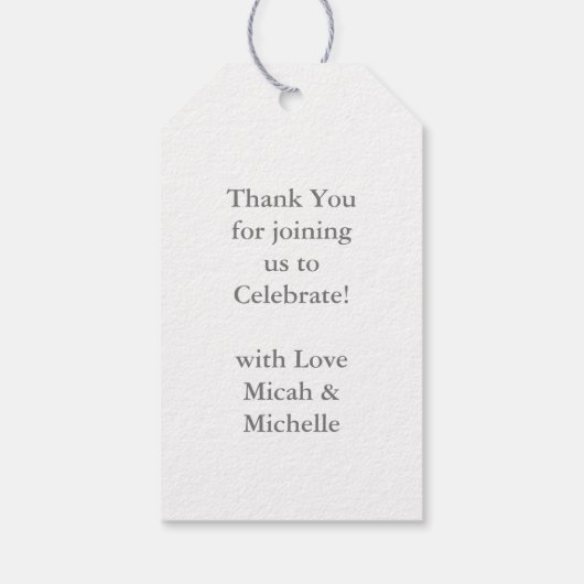 Goldendole Dog Baby shower Pink Girl Cadeaulabel (Achterkant)