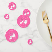 Goldendole Dog Baby shower Pink Girl Confetti (Groep)
