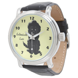 Goldendole Dog Design Horloge
