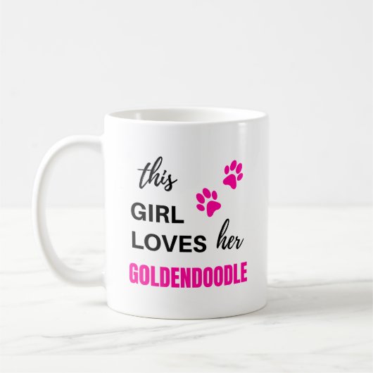 Goldendole Dog Eigenaar moeder Koffiemok (Links)