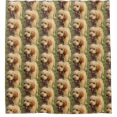 Goldendole Dog Foto Douchegordijn (Voorkant)
