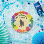 Goldendole Dog Fun Paint Art Party  Papieren Bordje (Feest)