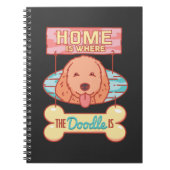 Goldendole Dog Notitieboek (Voorkant)