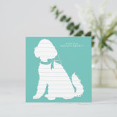 Goldendole Dog Puppy Labradoodle Bedankkaart (Staand voorkant)