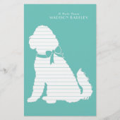 Goldendole Dog Puppy Labradoodle Briefpapier