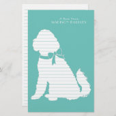 Goldendole Dog Puppy Labradoodle Briefpapier (Voorkant / Achterkant)