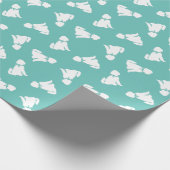 Goldendole Dog Puppy Labradoodle Cadeaupapier (Hoek)