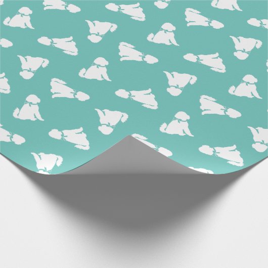 Goldendole Dog Puppy Labradoodle Cadeaupapier (Hoek)