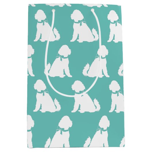 Goldendole Dog Puppy Labradoodle Medium Cadeauzakje (Voorkant)