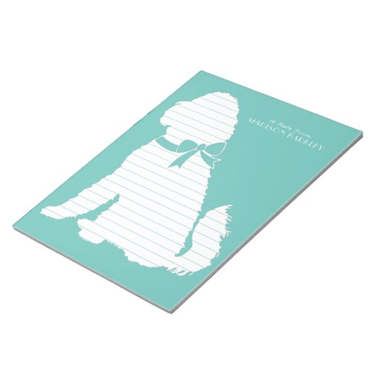 Goldendole Dog Puppy Labradoodle Notitieblok (Schuin)