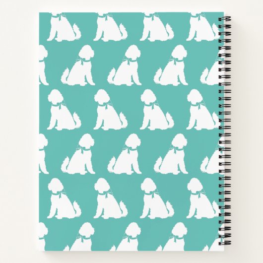 Goldendole Dog Puppy Labradoodle Notitieboek (Achterkant)