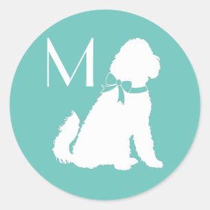Goldendole Dog Puppy Labradoodle Ronde Sticker