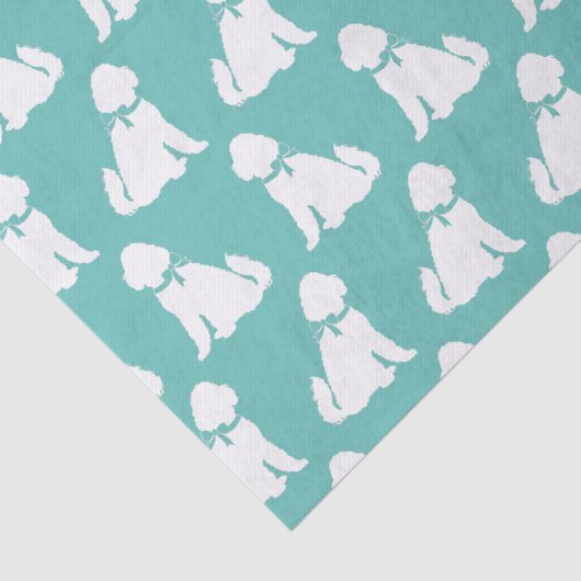 Goldendole Dog Puppy Labradoodle Tissuepapier (Detail)