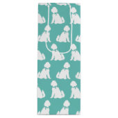 Goldendole Dog Puppy Labradoodle Wijn Cadeautas (Voorkant)