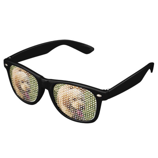 Goldendole Dog Retro Zonnebril (Gekanteld)
