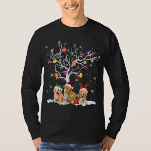 Goldendole Dog Tree Kerstkerstkerstkerstkerstkerst T-shirt