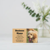 Goldendole Dog Visitekaartje (Staand voorkant)