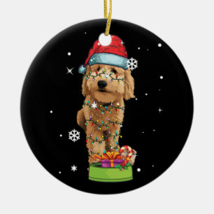 Goldendole Kerstman Keramisch Ornament