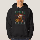 Goldendole Kerstmis Ugly Sweater Funny Dog Love (Voorkant)