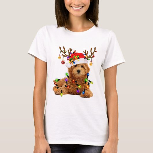 Goldendole kerstpas render kerstmis t-shirt (Voorkant)
