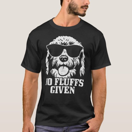Goldendole Labradole No Fluffs The Dood Funny T-shirt (Voorkant)
