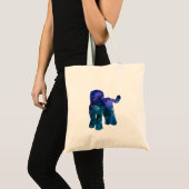 Goldendole Labradoodle Art Silhouette Tote Bag (Voorkant (product))