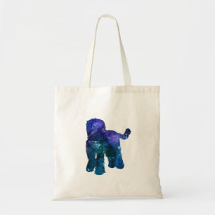 Goldendole Labradoodle Art Silhouette Tote Bag