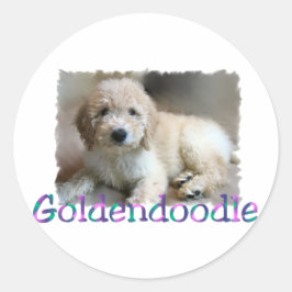 Goldendole Lovers Gifts Ronde Sticker