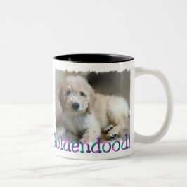 Goldendole Lovers Gifts Tweekleurige Koffiemok