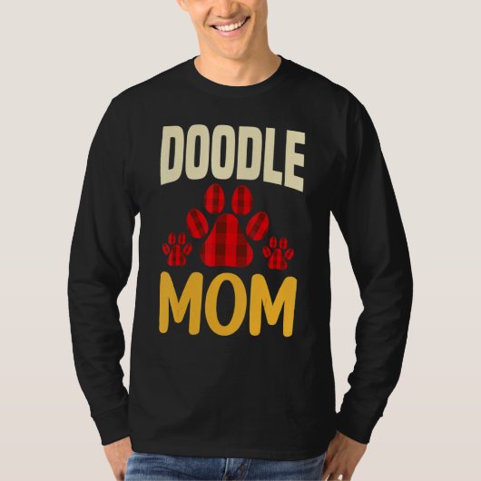 Goldendole Ma Doodle Mam Cute Dog T-shirt (Voorkant)