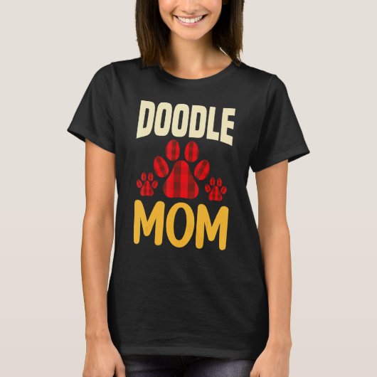 Goldendole Ma Doodle Mam Cute Dog T-shirt (Voorkant)