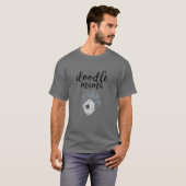 Goldendole Mama - Doodle Ma Cute Golden Doodle T-shirt (Voorkant volledig)