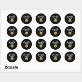Goldendole mama Doodle Ronde Sticker (Vel)