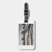 goldendole op strand bagagelabel (Voorkant verticaal)
